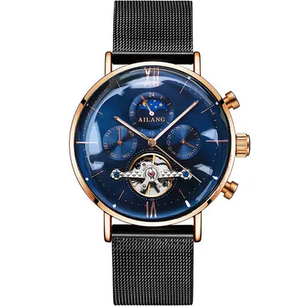 SSS качественные мужские часы tourbillon минималистичные автоматические часы новейший дизайн швейцарское снаряжение Наручные часы дизельные механические часы для мужчин - Цвет: 2