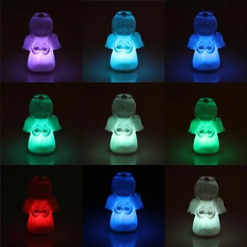 

BABY LED Night Light Children Lamp Angel with color changing sleep aid