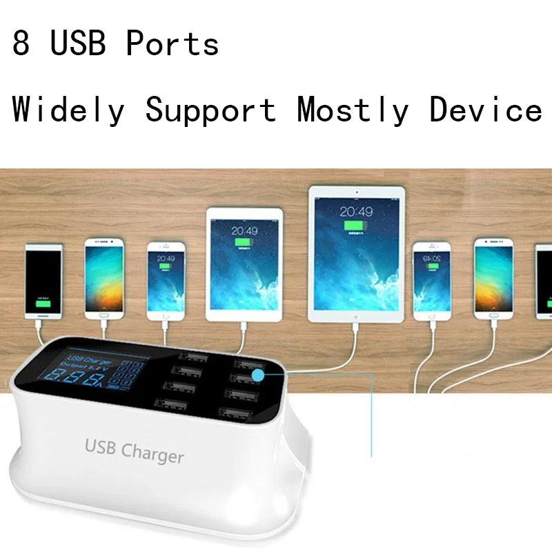 Мульти USB зарядное устройство Мобильная зарядная станция ЕС США Великобритания