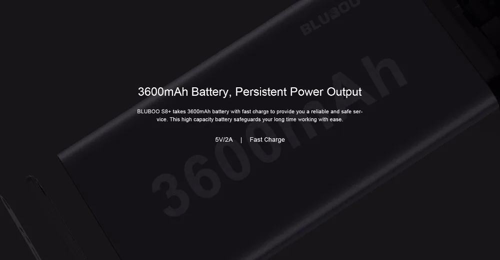 BLUBOO S8 Plus, 6,0 дюймов, 18:9, полный дисплей, смартфон MTK6750T, четыре ядра, 4 Гб ОЗУ, 64 Гб ПЗУ, Android 7,0, двойная задняя камера, отпечаток пальца