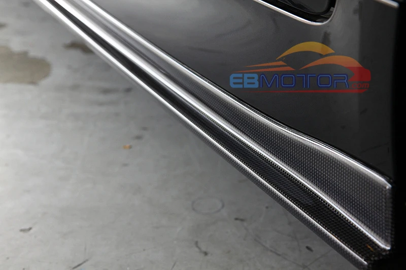 Объемная боковая юбка из натурального углеродного волокна для BMW F10 M Sport M5 2011UP