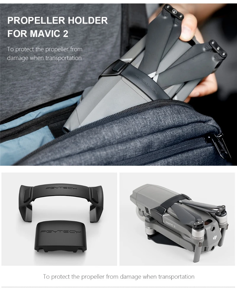 5 видов/набор PGYTECH аксессуары для DJI MAVIC 2 мини чехол для переноски Пропеллер Защита шасси для Mavic 2 Pro/Mavic 2 Zoom