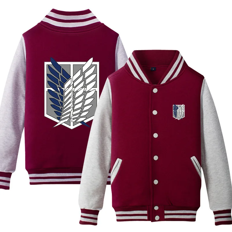 Cosroad Атака Титанов бейсбольная куртка Скаут Легион Толстовка Косплей Костюмы