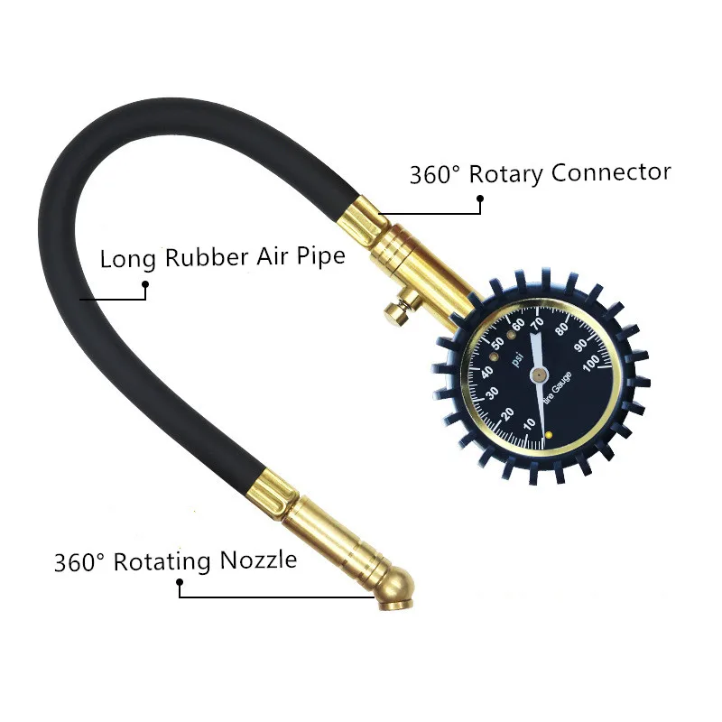 Манометр для автомобильных шин манометр медный клапан трубка можно сдуть