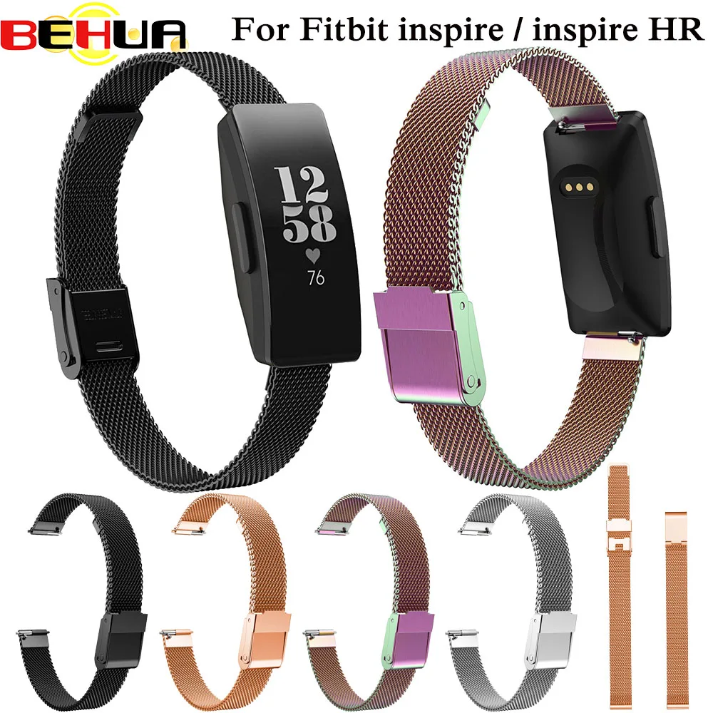 Новый ремешок на запястье Миланская петля с пряжкой сменный для часов Fitbit Inspire HR