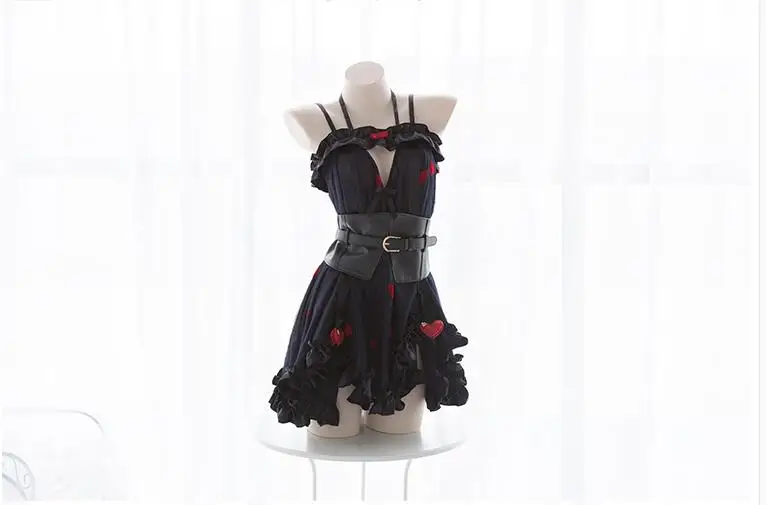 Японский Kwaii Лолита Harajuku девушка сердца falbala нижнее белье пижамы женское белье частный сексуальный фото набор подарок