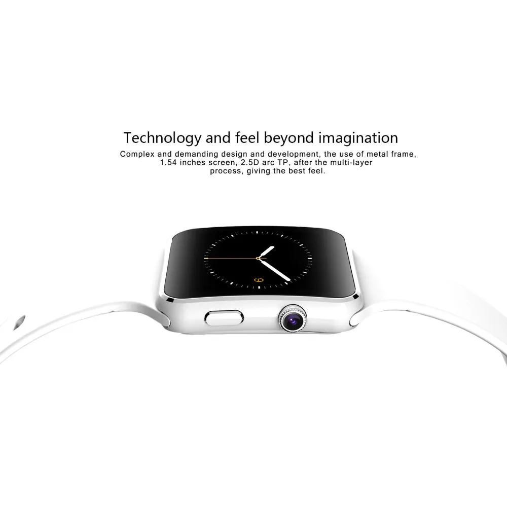 X6 Bluetooth Smart Watch With Camera Facebook Whatsapp Twitter Sync SMS Smartwatch Support SIM TF Card For IOS Android VS DZ09 |