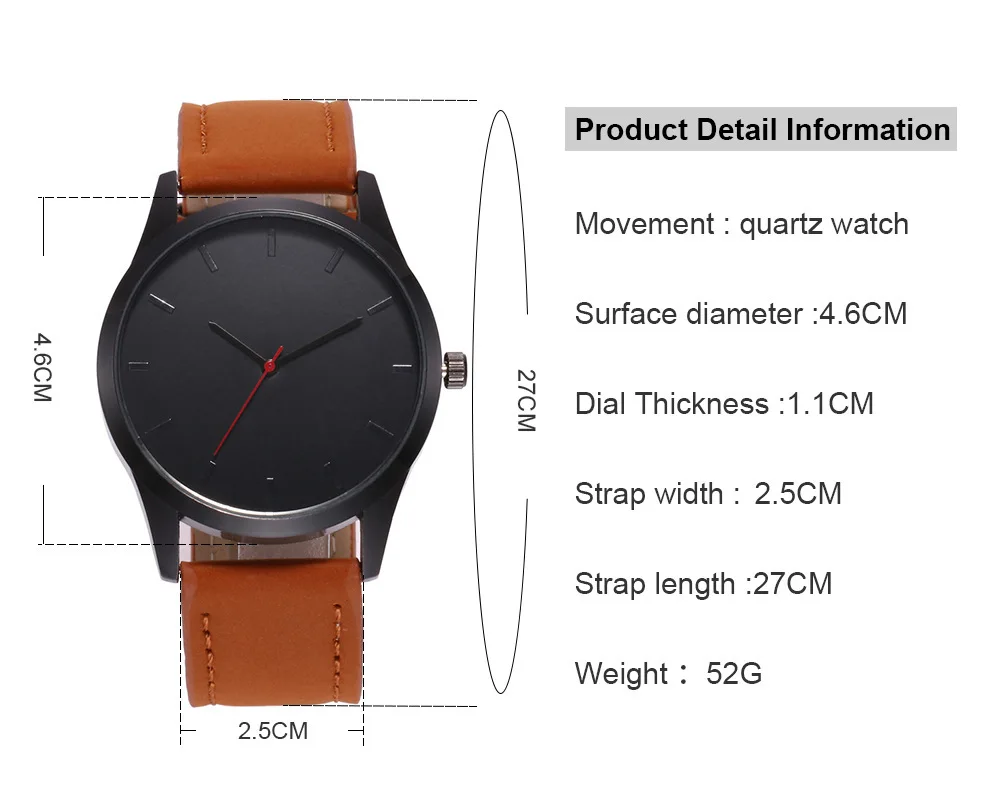 Reloj Роскошные модные военные кварцевые мужские часы с большим циферблатом, кожаные спортивные часы, мужские часы высокого качества, наручные часы