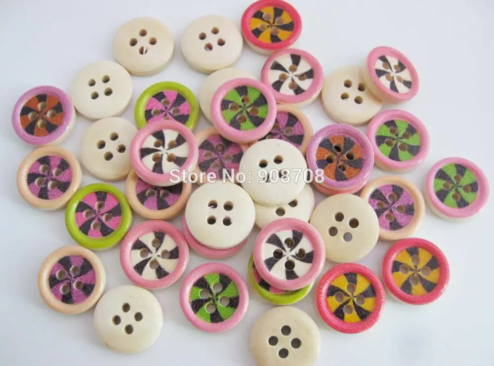 200 шт. декоративные пуговицы для рубашек 15 мм|buttons children|wooden buttonsshirt buttons |