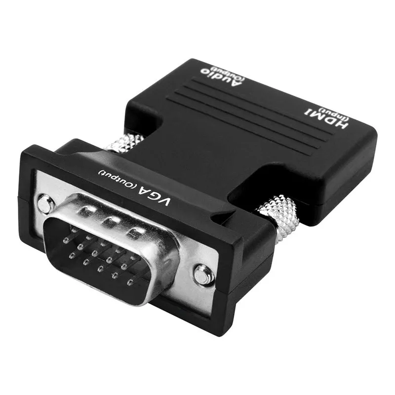 HD 1080P HDMI к VGA адаптер цифровой аналоговые аудио и видео конвертер кабель для