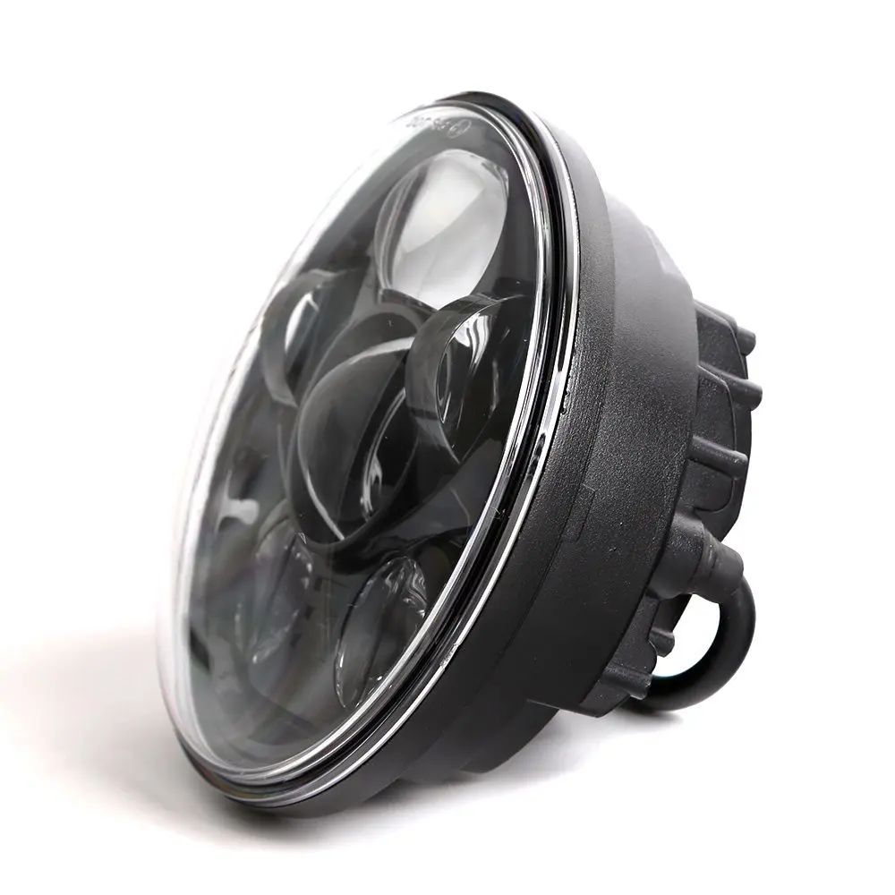 DOT 5-3/4 5.75 Inch Round Moto Projector Replacemetn LED Headlight for Harley motorcycle Motorcycles Headlamp Bulb |