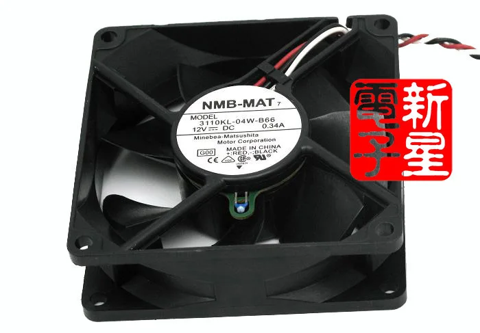 Free Delivery.3110KL-04w-B66 8025 12V 0.34A 8cm silent automatic temperature control cabinet fan | Компьютеры и офис