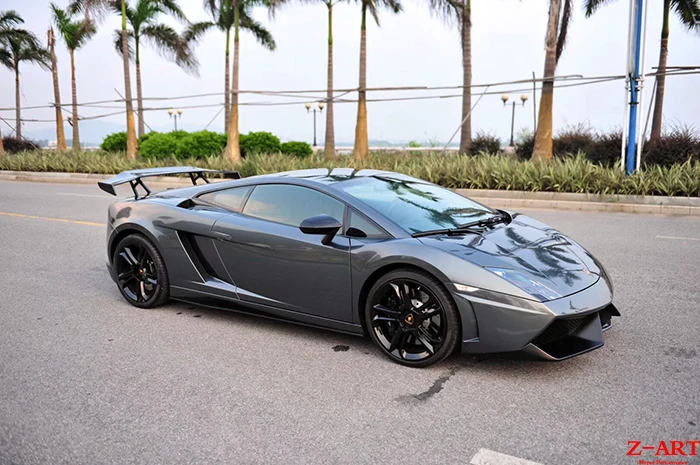 Z-ART углеродного волокна задний спойлер для Lamborghini Gallardo LP550 LP560 LP570 заднее крыло |