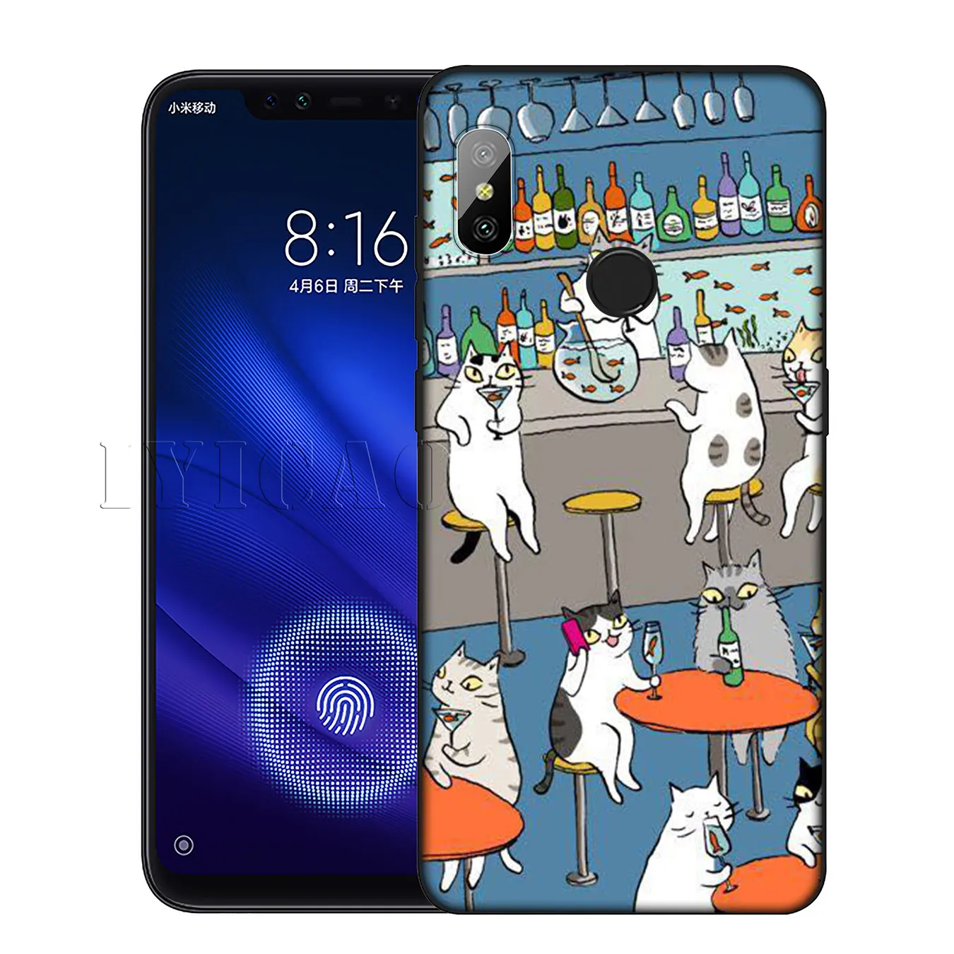 IYICAO Мягкий силиконовый чехол с японским котом для Xiaomi Redmi 6A 5A Note 8 7 4 4X 5 Plus 6 Pro