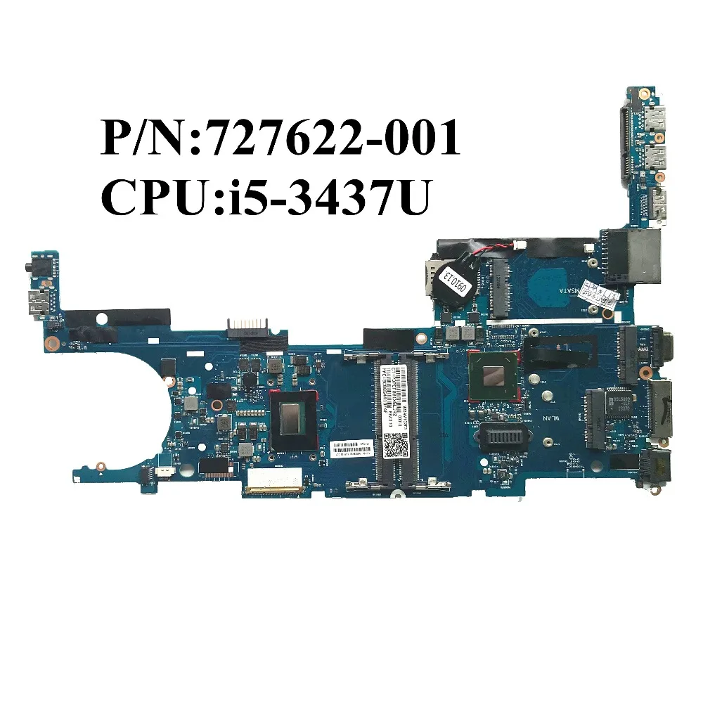 Оптовая цена для HP EliteBook 9470M материнская плата ноутбука с i5 3437U QM77 727622 001 6050A2569401 MB 01