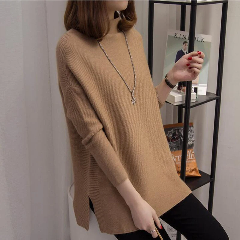 2017 Long Turtleneck Sweater Dress Maxi Sleeve Women Full Winter Slim Sexy Sweaters Pulloverliu7 | Женская одежда