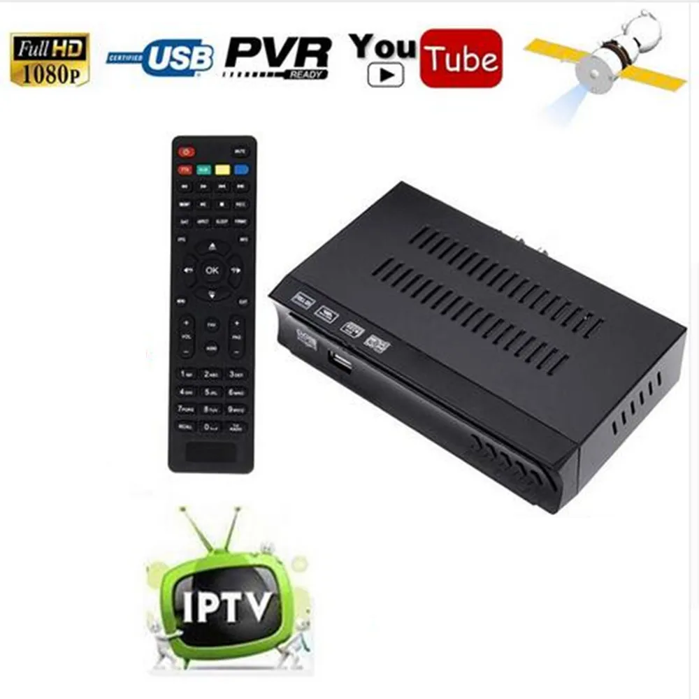 DVB S2 ТВ коробка Satelllite приемник полностью HD цифровой DVB-S/S2 H.264 MPEG-2/4 Декодер каналов кабельного телевидения Поддержка CCcam HD FTA IKS SKS Смарт DVB-S2