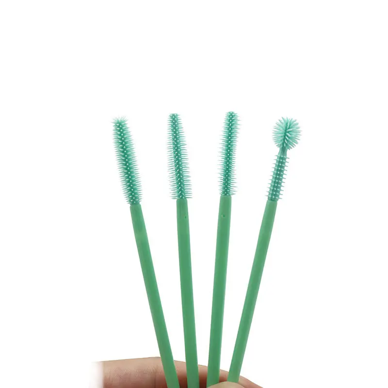 50 шт одноразовые силиконовые насадки щетка для ресниц тушь палочки ресницы кисти для ресниц Красота Макияж