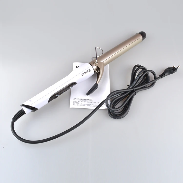 Kemei1001A Керамика покрытие негативный ионов для завивки волос Быстрый нагрев щипцы
