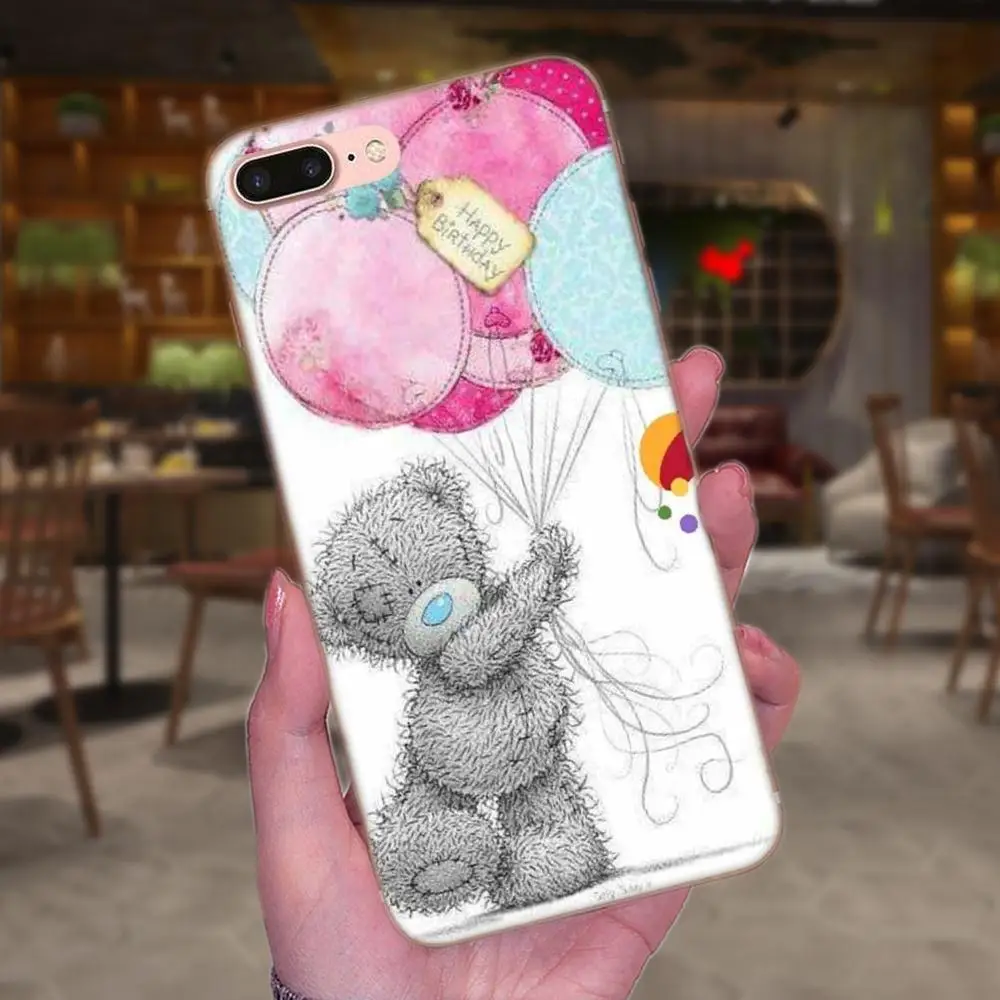 Плюшевый Тедди Me To You Bear для Huawei Mate 7 8 9 10 20 P8 P9 P10 P20 P30 Lite Plus Pro ТПУ чехлы