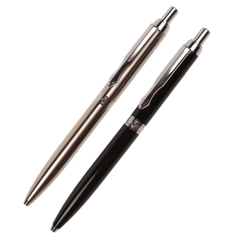BAOKE Metal pen holder press ball 1.0mm business special thick stroke writing |
