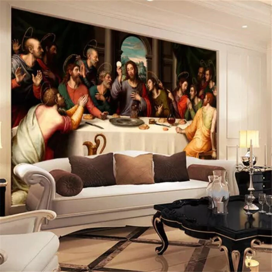 Фотообои beibehang на заказ 3D фрески европейская масляная живопись последняя супер
