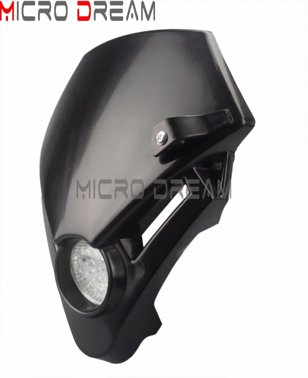 Фара обтекатель белый светодиод универсальный для KTM Honda Suzuki Yamaha Kawasaki WR CRF EXC KLX 125 250