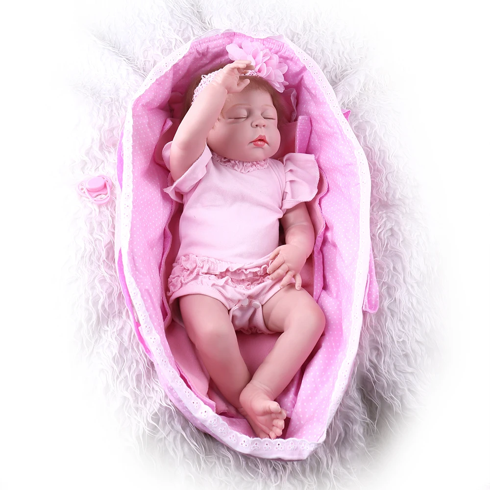 NPKDOLL 22 дюйма новорожденные младенцы реалистичные игрушки для детей куклы девочек