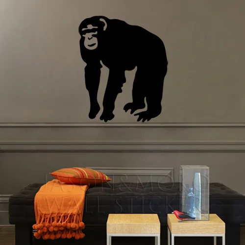 

Monkey Wall Decal stickers 3d for home decoration wall art Home Art Decor Decal 58*70CM Free shipping