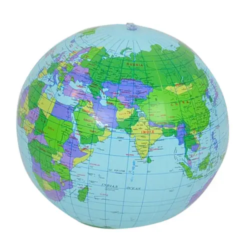16&quot Inflatable Globe Education Geography Toy Map Balloon Beach Ball 40cm Special | Канцтовары для офиса и дома