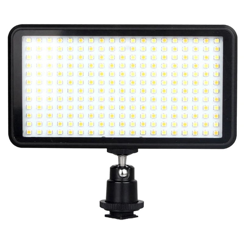 Черный Led 228 непрерывный на камеру светодиодный панельный светильник, портативный Диммируемый фотоаппарат видеокамера Светодиодная панель видео светильник ing для dslr-камеры-Ca - Цвет: Черный