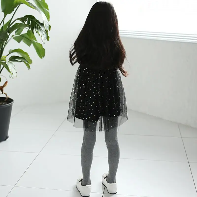 2019 черное теплое зимнее демисезонное платье принцессы с пентаграммой Детские