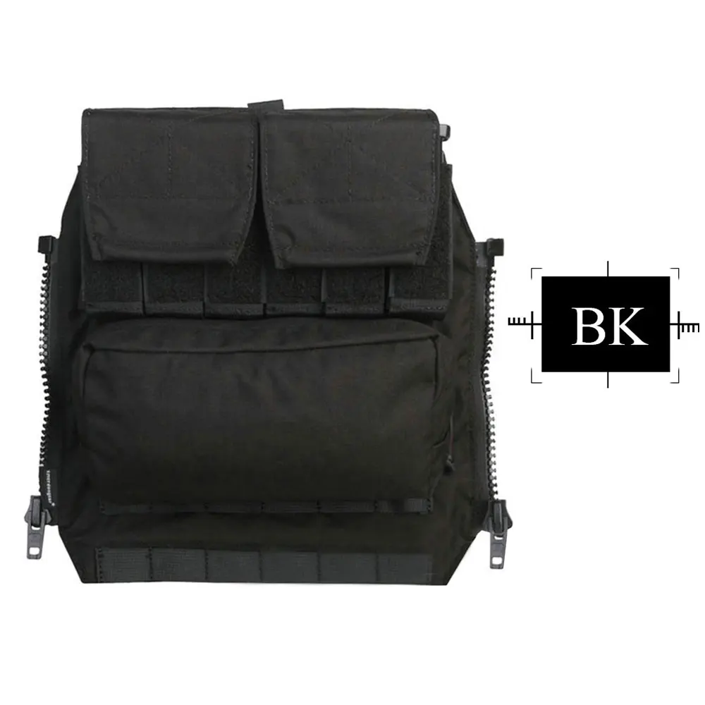 EMERSONGEAR рюкзак с молнией на панели для AVS JPC 2,0 CPC Жилет Охотничий страйкбол Пейнтбол боевой рюкзак мультикам черный EM9286