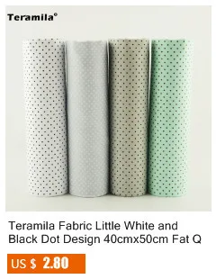 Teramila Cotton Fabric 25 Designs Animial Cartoon Patchwork Quilting Charm Packs Meter Home Textile Clothing Bedding
