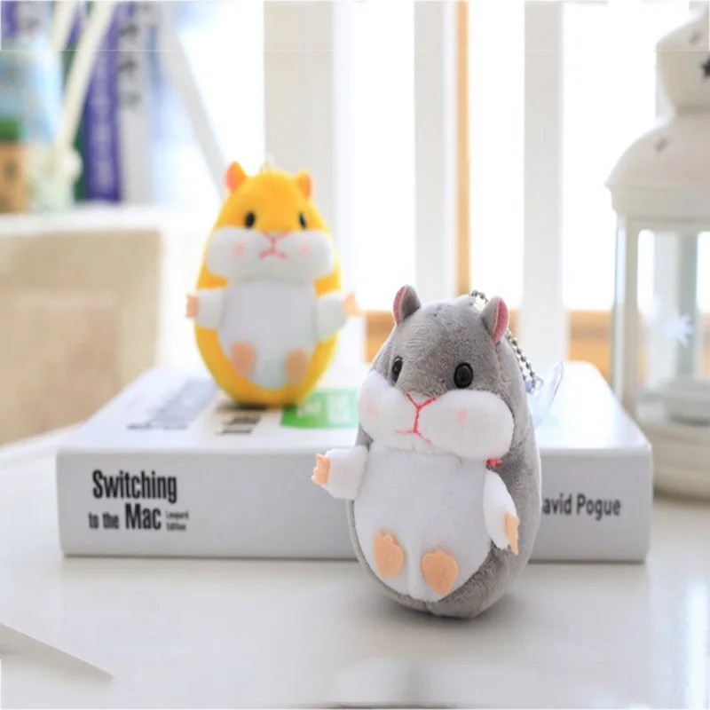 Kawaii милый хомяк плюшевый брелок игрушечное животное маленькая кукольная цепочка