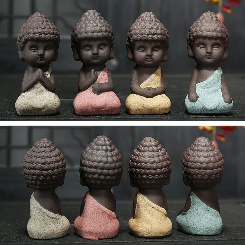 Керамическая статуя Будды для аквариума керамическое украшение ландшафтный