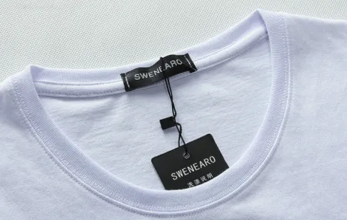 2019 летняя новая Корейская мужская футболка с круглым вырезом и короткими