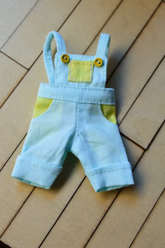 

Obitsu11 OB11 doll clothes Contrast color overalls available for Obitsu11 OB11 1/12 size doll accessories suspender trousers