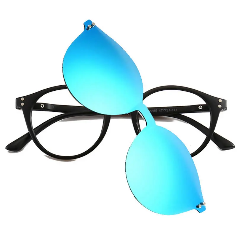 Новинка мужские солнцезащитные очки на застежке поляризационные магнитные с