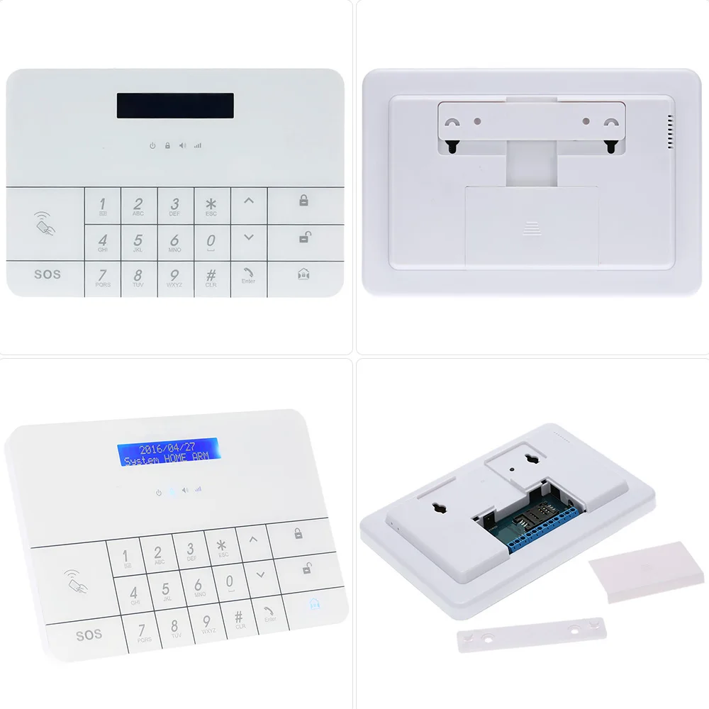 Новинка 2019 Беспроводная GSM сигнализация LCD & SMS RFID сенсорная клавиатура домашняя
