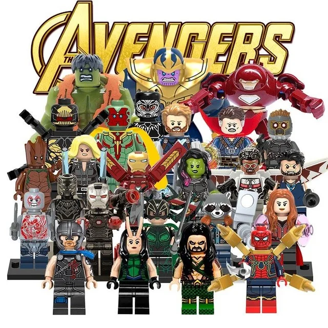 Мстители 3 Бесконечная война LegoINGlys Marvel DC Super Hero танос строительные блоки