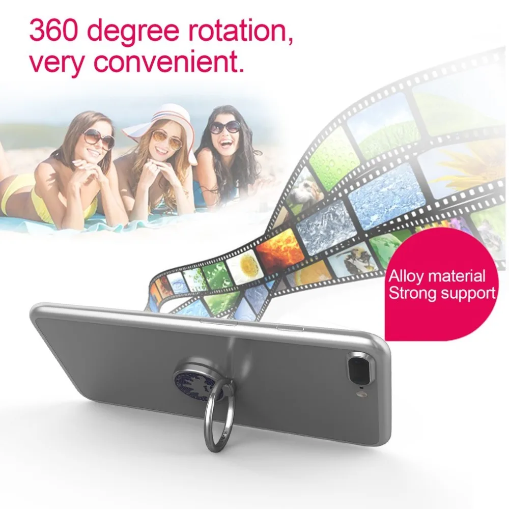 Mobile phone ring bracket Mini paste type zinc alloy magnet magnetic mobile For Halloween gift | Мобильные телефоны и
