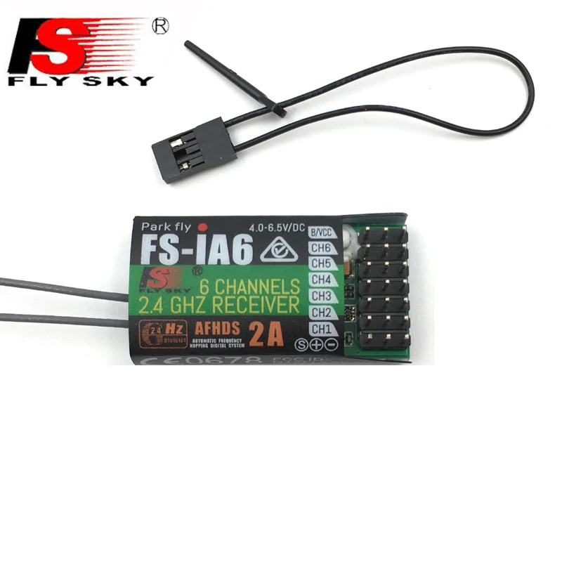 FlySky FS iA6 2 4G 6CH AFHDS приемника для i10 i8 i6 i6X i6S передатчик гоночного дрона со съемкой от