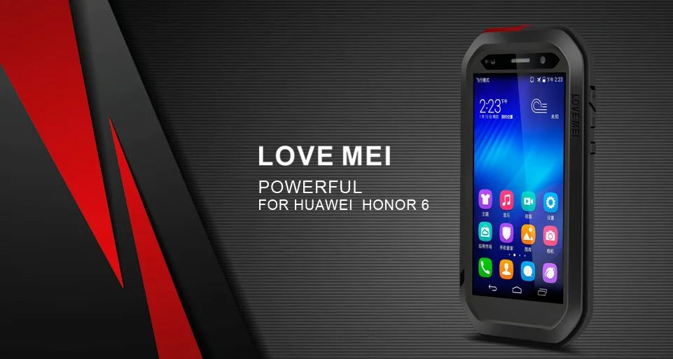 LOVE MEI Life водонепроницаемый металлический чехол для телефона для HUAWEI mate 8 9 mate Magic 9 Pro P7 P9 Plus Phone 3 Proof Cover