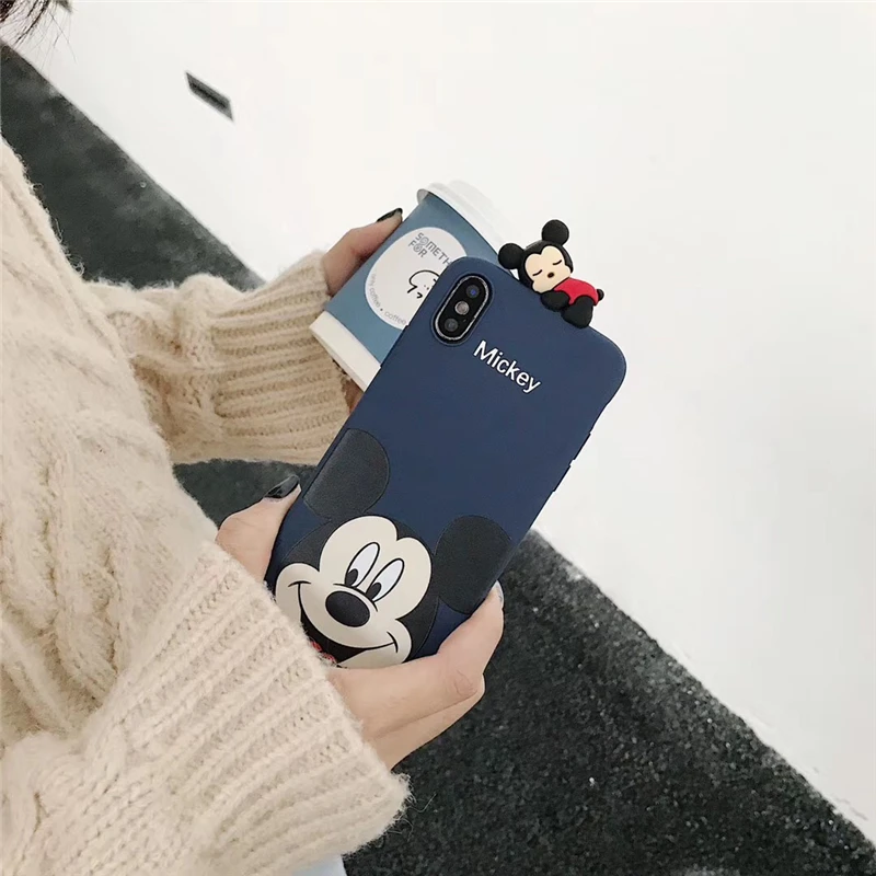 Mickey Toy Чехол с принтом Микки Минни для iPhone 7 чехол s мультяшный ультратонкий мягкий TPU чехол для игрушек для iPhone 6 6s 7 8 Plus X XR XS 11 Pro Max чехол - Цвет: Mickey Toy
