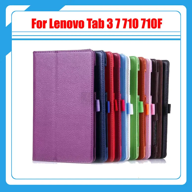 3 в 1 чехол подставка из искусственной кожи для Lenovo Tab Tab3 7 710 710F Tablet TB3 + Защитная