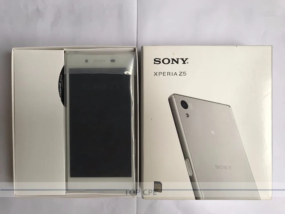 sony Xperia Z5 E6653 rom 32 Гб ram 3G GSM WCDMA 4G LTE 23 Мп Android Восьмиядерный 5,2 дюймов разблокированный мобильный телефон Smartsphone