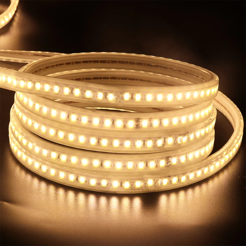 Ультра яркий SMD 5730 светодиодный светильник водонепроницаемый 120 светодиодов/м 220