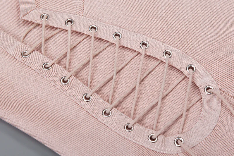 Bqueen 2017 новое кружевное открытое боковое сексуальное Бандажное платье без