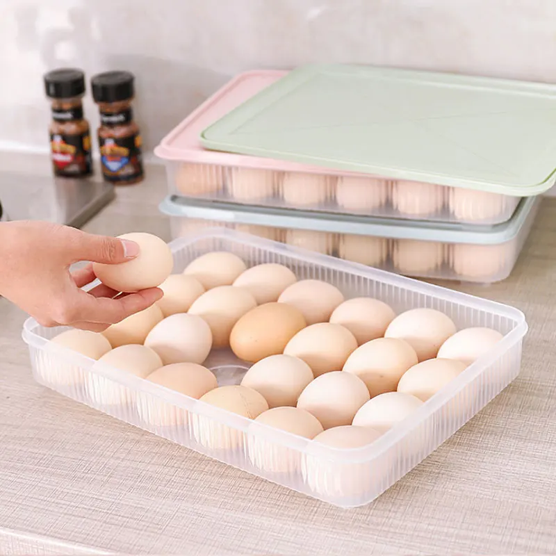 25 сетка прозрачный яйцо бытовой ящик для хранения яиц контейнер еды Пластик